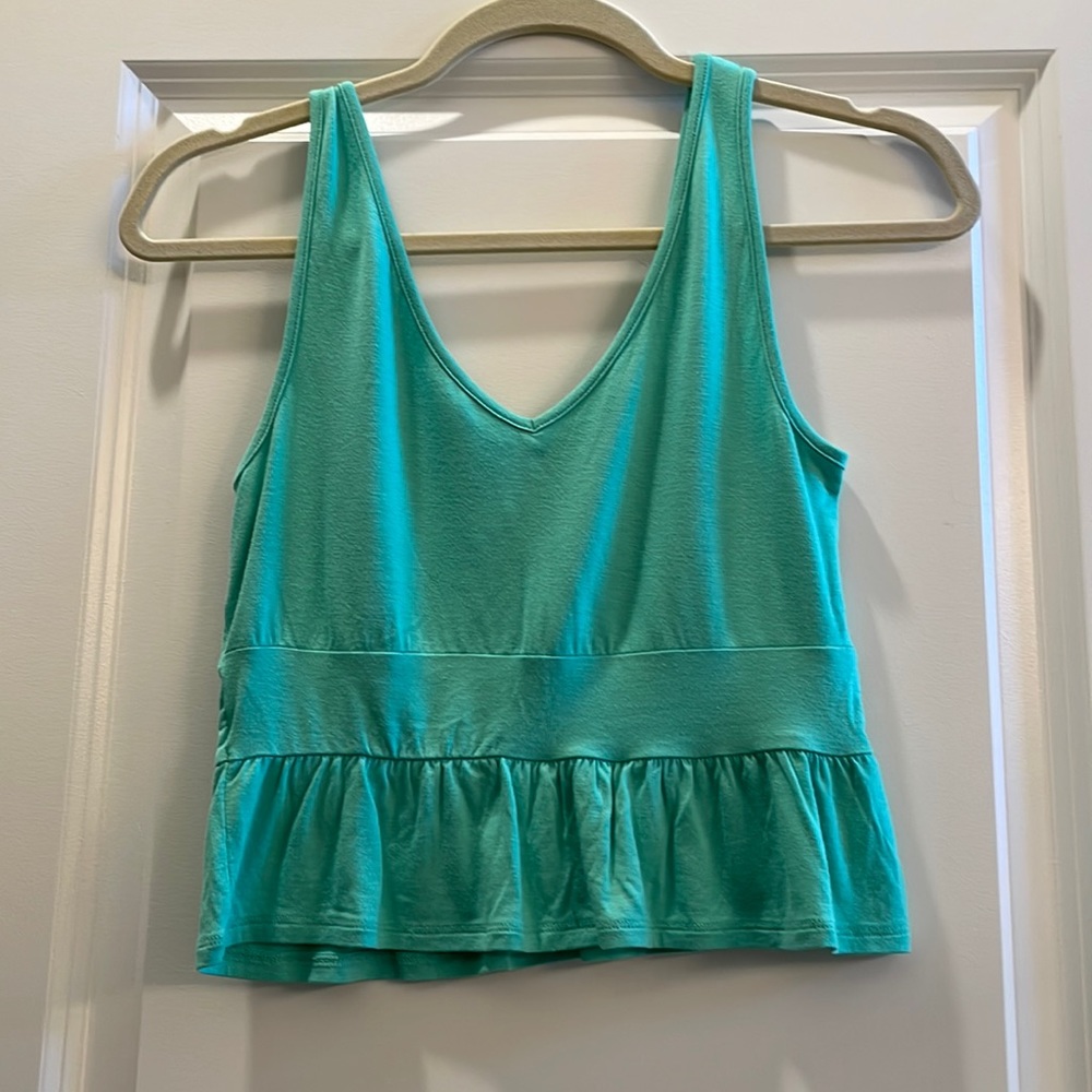 Pacsun Me to We Essentials Green Top
